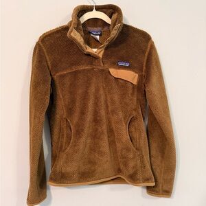 Patagonia Tan Fleece Pullover